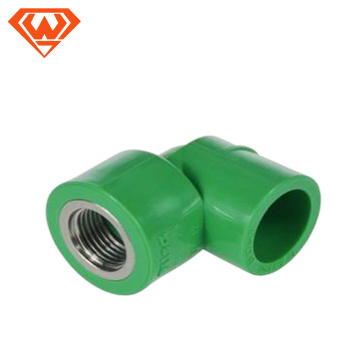 20MM- 110MM Green color PPR Pipe Female Thread Elbow